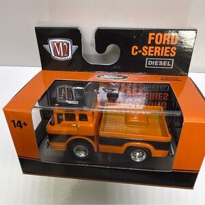 Machine Ford C-Series Diecast Truck - Orange & Black